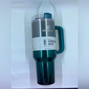 Green ombré Stanley cup